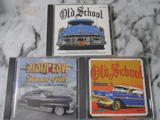 Old School 3 CD Lot Ridin Low Slammin Oldies Old School Volume 1 and 5