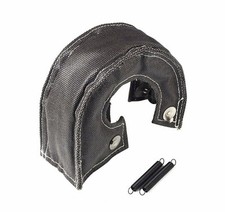 Black Turbocharger Heat Shield Blanket Fit T3 T25 T28 Gt25 Gt35 Turbo