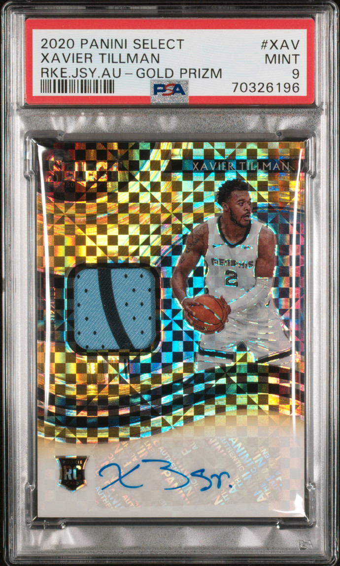 NBA AUTO PSA 9 ROOKIE CARD SELECT
