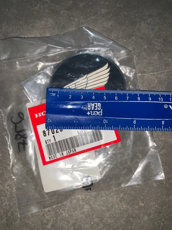 *1EA OEM HONDA TANQUE INSIGNIA SET CL160 CA160 CB72 HAWK CA77 DREAM (278F) Foto 2 de 2