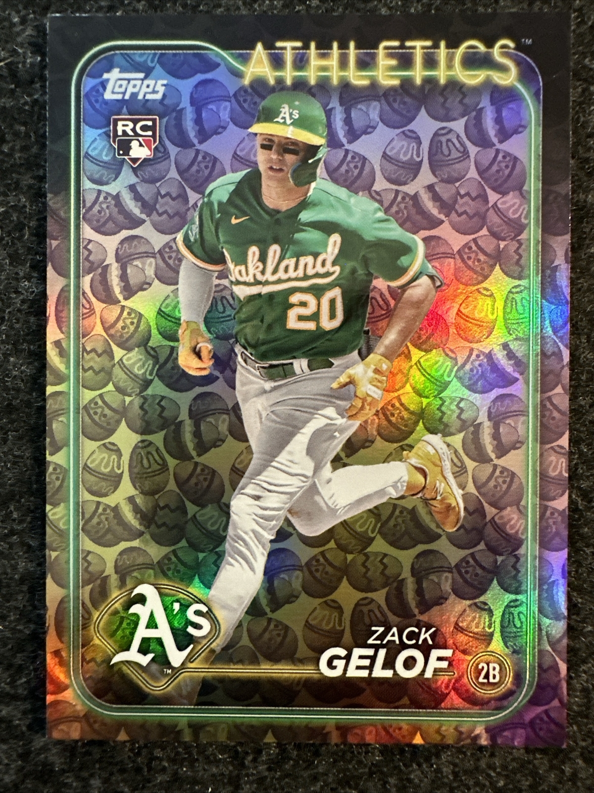 ZACK GELOF 2024 TOPPS RC EGGS PARALLEL #166 (RC) SP