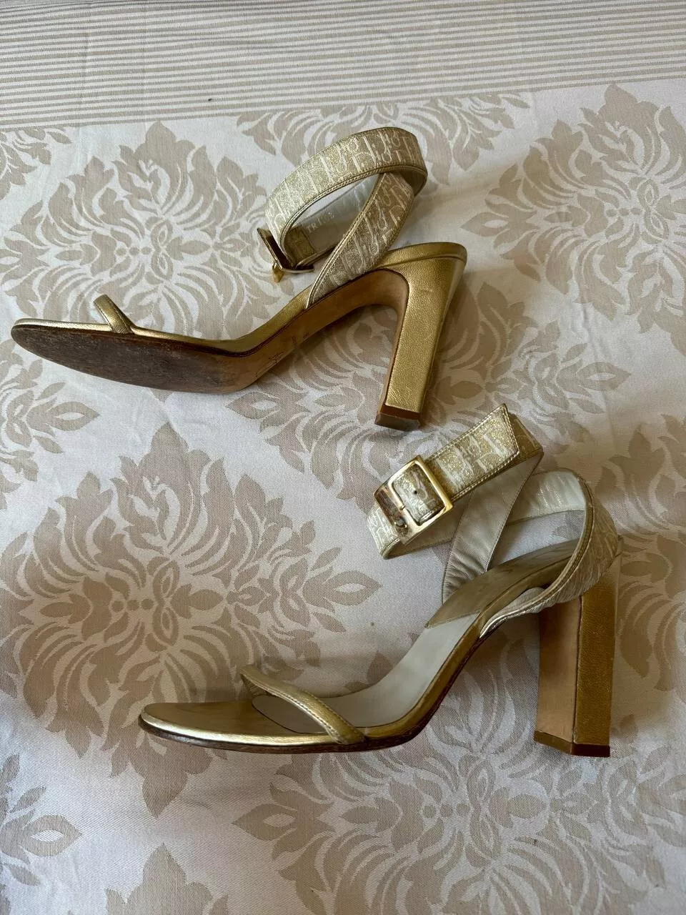 Sandales à talons femme Christian Dior Monogram 39 US 9 #TR1102