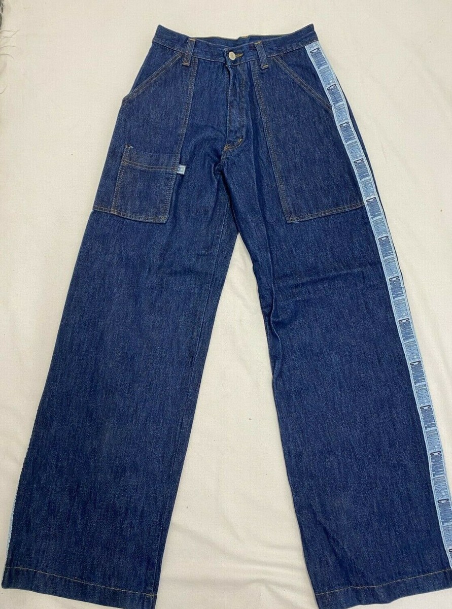 victim　DAMEGE WIDE DENIM PANTS Victim Damege Wide Denim Pants Men's Size M | eBay
