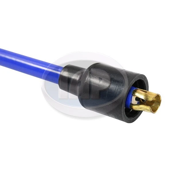 Taylor 8 毫米蓝色 Spiro-Pro 点火线套装。 风冷大众 Bug Ghia 巴士。 AC998035 银色 — 第 3/3 张图片