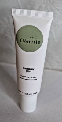 Flanerie Water Lily PHA Pore Refining Exfoliator 1.52oz/45ml $52 MSRP New
