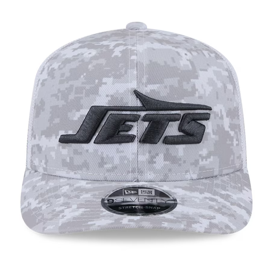 New York Jets New Era Salute To Service Sideline 9SEVENTY Trucker