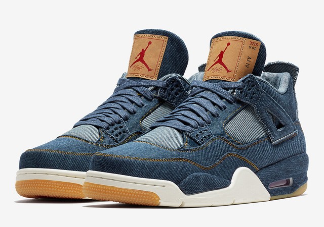 Jordan 4 Retro x Levi's Denim 2018 for 
