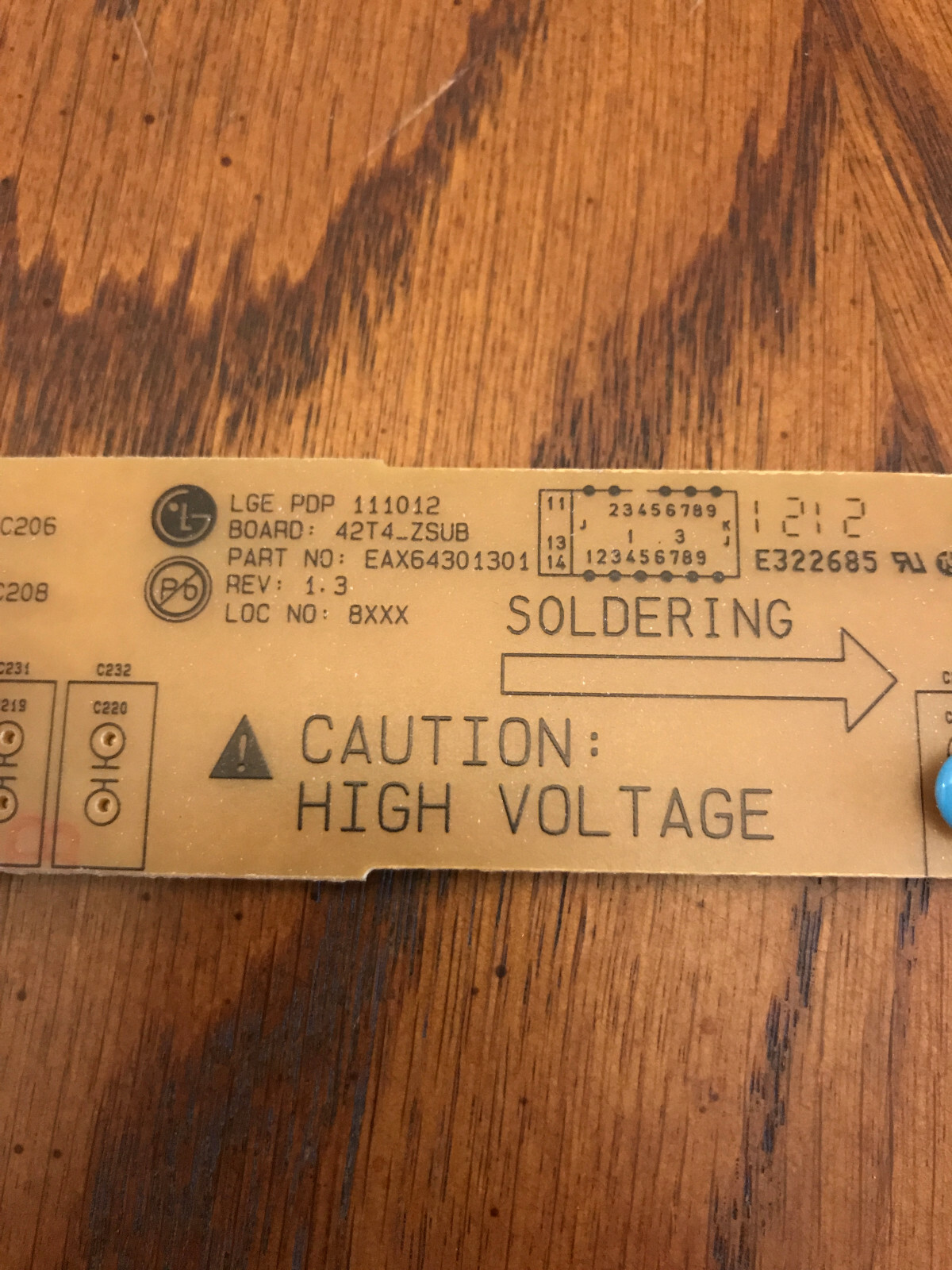 LG 42PM4700 Z Sub Board EAX64301301 tested and working M24 | eBay