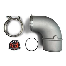 ISX BorgWarner S400 Style V-Band 90 Degree Turbo Elbow For Cummins ISX 3682674