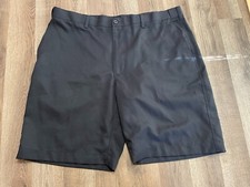 PGA Tour Shorts, Men's Size 40, Black, Pockets, Dress Shorts, Flat Front Golf
