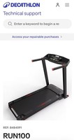 Domyos Decathlon Folding Treadmill Run 100 