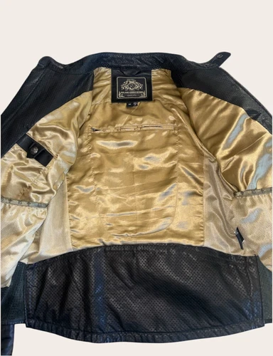 Roland Sands Design RSD Ronin 2015 Black Leather Motorcycle Jacket Men's M image 5