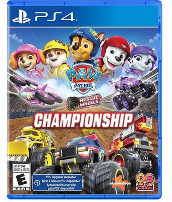 Paw Patrol Rescue Wheels: Championship - PlayStation 4 - Brand NEW - SEALED