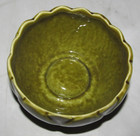 Holiday Party Belmar of California Pottery Green Artichoke Platter With Dip Bowl — photo 6