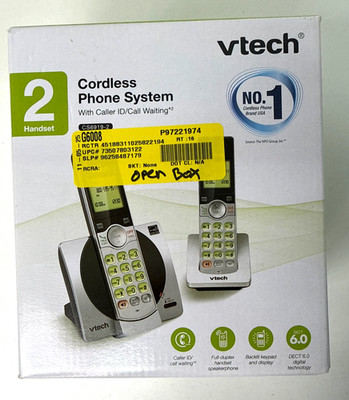 VTech CS6919-2 DECT 6.0 Cordless Phone with Caller ID and Handset Speakerphone