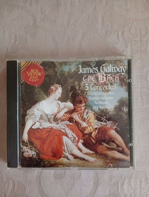 3 Konzerte | C.P.E. Bach James Galway | Guter Zustand