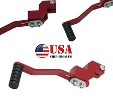Motorcycle Parts Red Aluminum Gear Shift Reverse Lever Single Hanging Modified