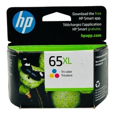 Genuine HP 65XL Tri-Color Ink Cartridge N9K03AN EXP 2025 Sealed Box