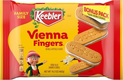 Vienna Finrs, Sandwich Cookies with Crème Filling, Fily Size