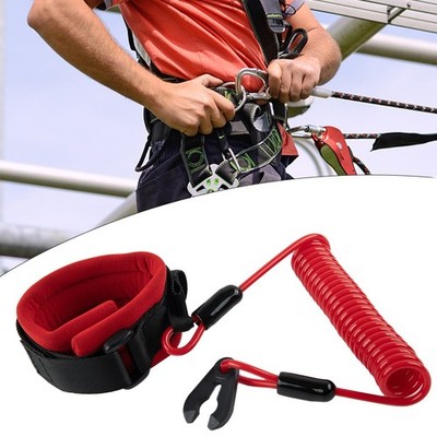 Passend für Jetski JT900 JT1100 Rot Sicherheits Lanyard Band Tether Sicherheits