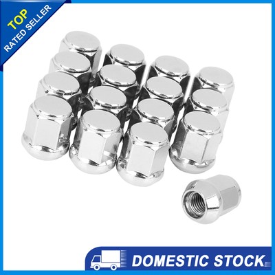 16 Pcs 12mmx 1,5 28x23mm Chrom Ausbuchtung Eichel Radmuttern Kegel Sitz für Auto