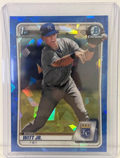 2020 Bobby Witt Jr 1st Bowman Chrome Sapphire #BCP-25 RC Kansas City Royals