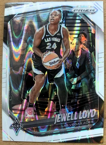 2025 Panini Prizm WNBA - Jewell Loyd #57 White Seismic Prizm