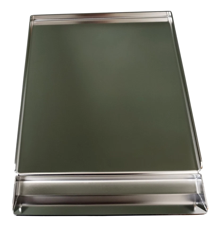 Parrilla de Gas Inserto de Plancha de Acero Inoxidable, 11-15/16” x 16-3/4”, HECHO EN EE. UU., GGGRIDL Foto 2 de 4