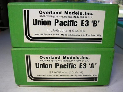 Overland OMI-5863/5864 HO UP E3A/E3B Diesels #5-M-1A/5-M-1B, Run Well