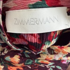 Zimmermann Floral-Print Long Sleeve Maxi Dress In Cotton Women Multicolor M