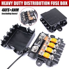 Mega & Midi Fuses Holder HEAVY DUTY Power Distribution Fuse Box Block 12V-24V UK