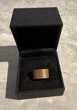 Vintage Adjustable Ring by Real Copper Wide Band Bohemian Costume Jewellery Gift
