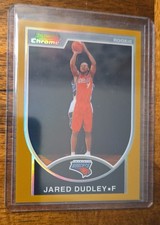 2007-08 Bowman Draft Picks - Chrome Rookie Jared Dudley #139 Gold Refractor /99