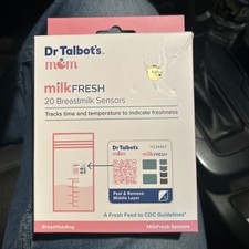 Dr Talbot's Mom Milk Fresh 20 Breastmilk Sensors Sealed EXP:08/26