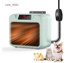 Dog House Heater 600/300W Safe Heating Pet Houses & Coops w/ Overheat Prot