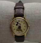 Vtg LORUS by SEIKO Disney Mickey Mouse Womens Watch V515-6080 NEW BATTERY