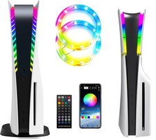 RGB LED Light Strip for PS5 Console 8 Colors 400 Effects Gaming Lights