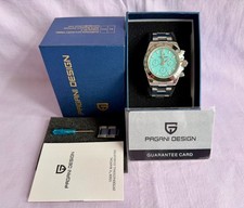 Pagani Design PD-1727 Sky Blue 40mm Chronograph Watch