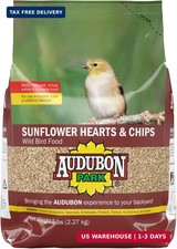 Sunflower Hearts  Chips Wild Bird Food, No Mess Sunflower Seeds fo