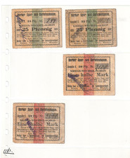 Bork 2 x 25 fenigów, 2 x pół marki 152