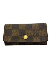 LOUIS VUITTON Multicles 4 Monogram Canvas PVC Brown All-over Pattern Men's