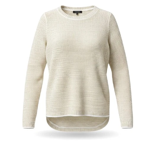 Womens ONLY Gold Ecru Geeny Lurex Mesh Sweater NEW Size L