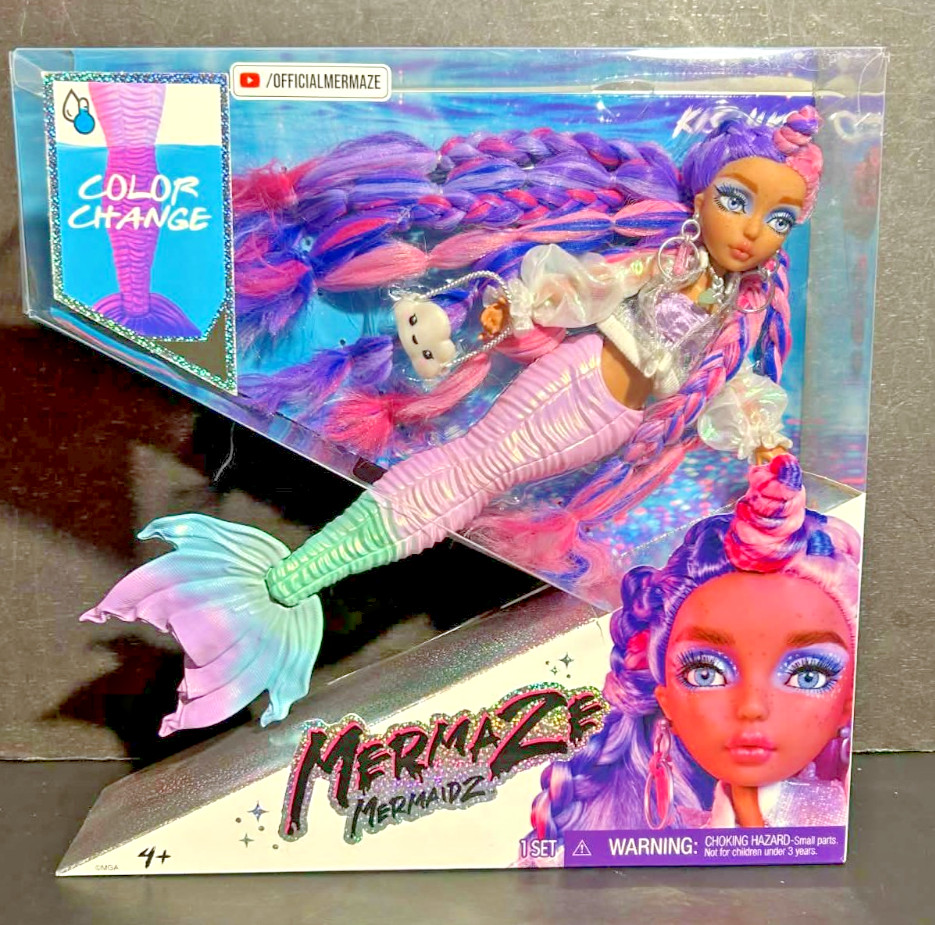 Mermaze Mermaidz Color Change Kishiko Mermaid Fashion Doll w