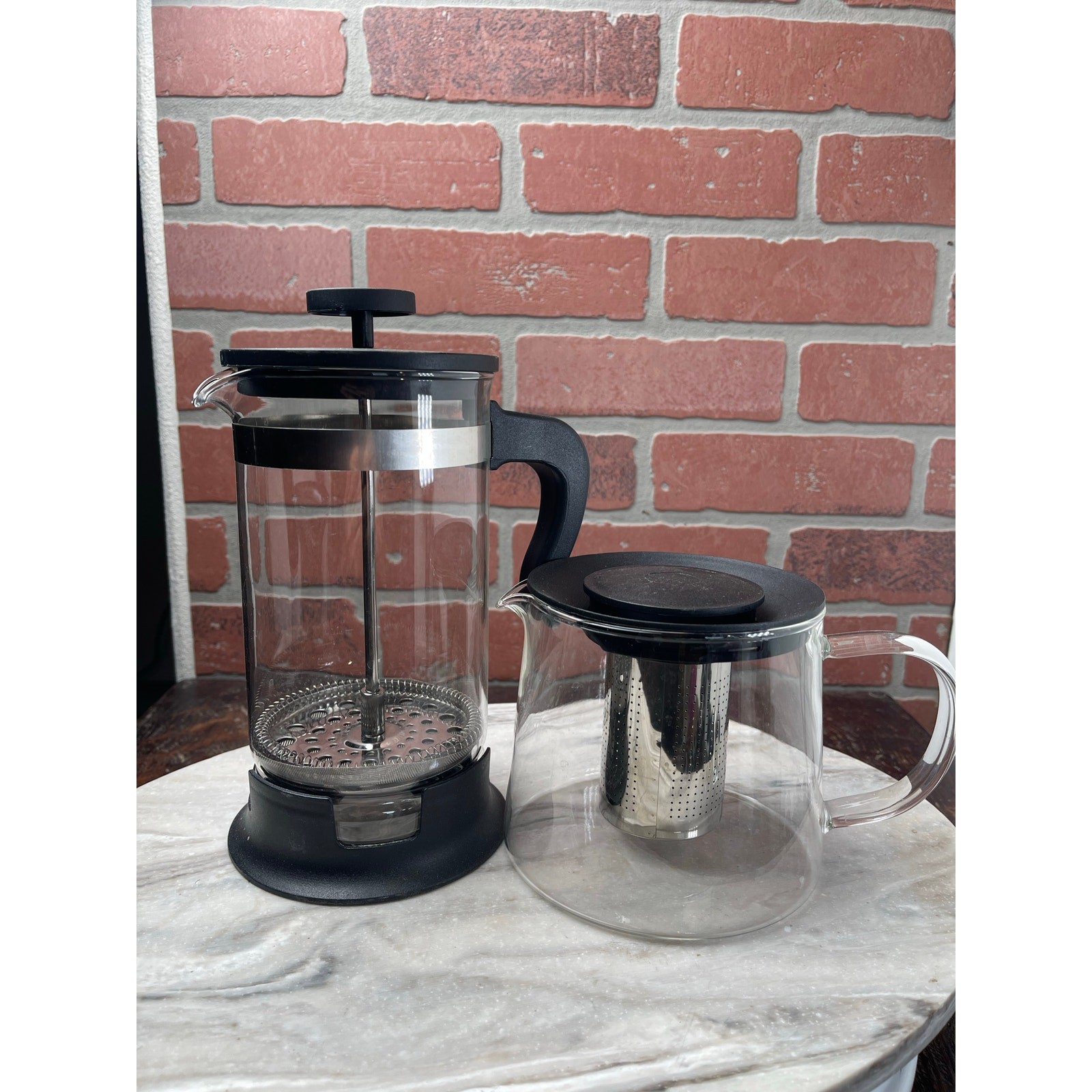 & Cold Brew Coffee Maker Set Glass 1l Pitcher Tea Infuser Lo