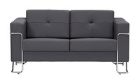 Sofa Luxus Sofa 2 Sitzer Couch Polster BüRomöBel Textil Couchen Stoff Sofa