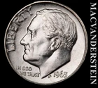 1963-D Silver Roosevelt Dime - Choice Gem Brilliant Unc  Lustrous  #L3326