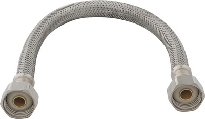 #ad ProFlo PFX146306 1 2quot; x 1 2quot; FIP 30quot; Stainless Steel Sink Connector PK 10 $21.58