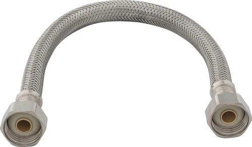 ProFlo PFX146306 1/2" x 1/2" FIP 30" Stainless Steel Sink Connector, PK 10 - Picture 1 of 5