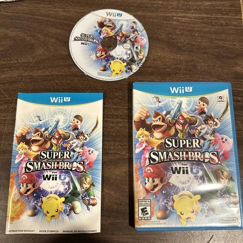 Super Smash Bros. - Nintendo Wii U, Includes Case and Manual