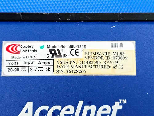 COPLEY CONTROLS Servo Drive, Accelnet 800-1718 Inkl. MwSt. - Picture 5 of 5